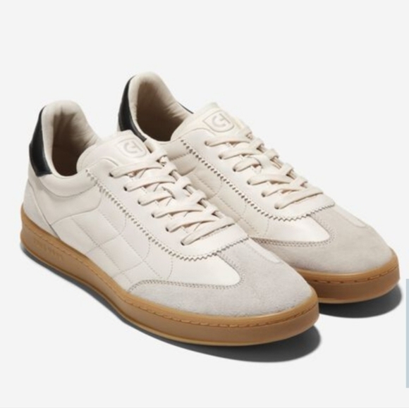 Cole Haan Men's Grandpro Breakaway Sneaker Lace Up  C38049 Ivory-Rain Forest - Picture 1 of 9